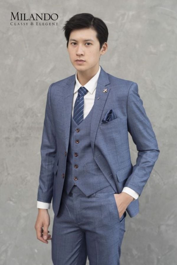 Bộ vest nam 6 khuy Hàn Quốc màu Đen, Bộ suit nam trẻ trung form ôm, chất  vải sịn, đủ size. | Shopee Việt Nam